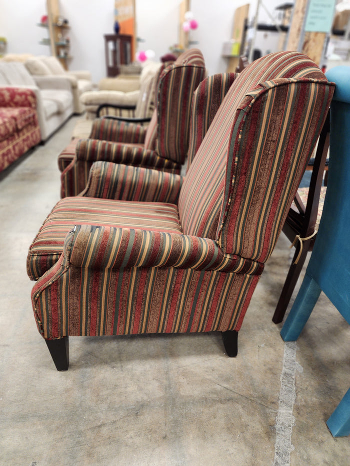 Multi-Color Upholstered Wingback Chair