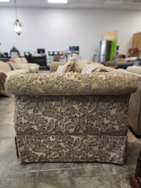 Classic Floral Patterned Upholstered Sofa