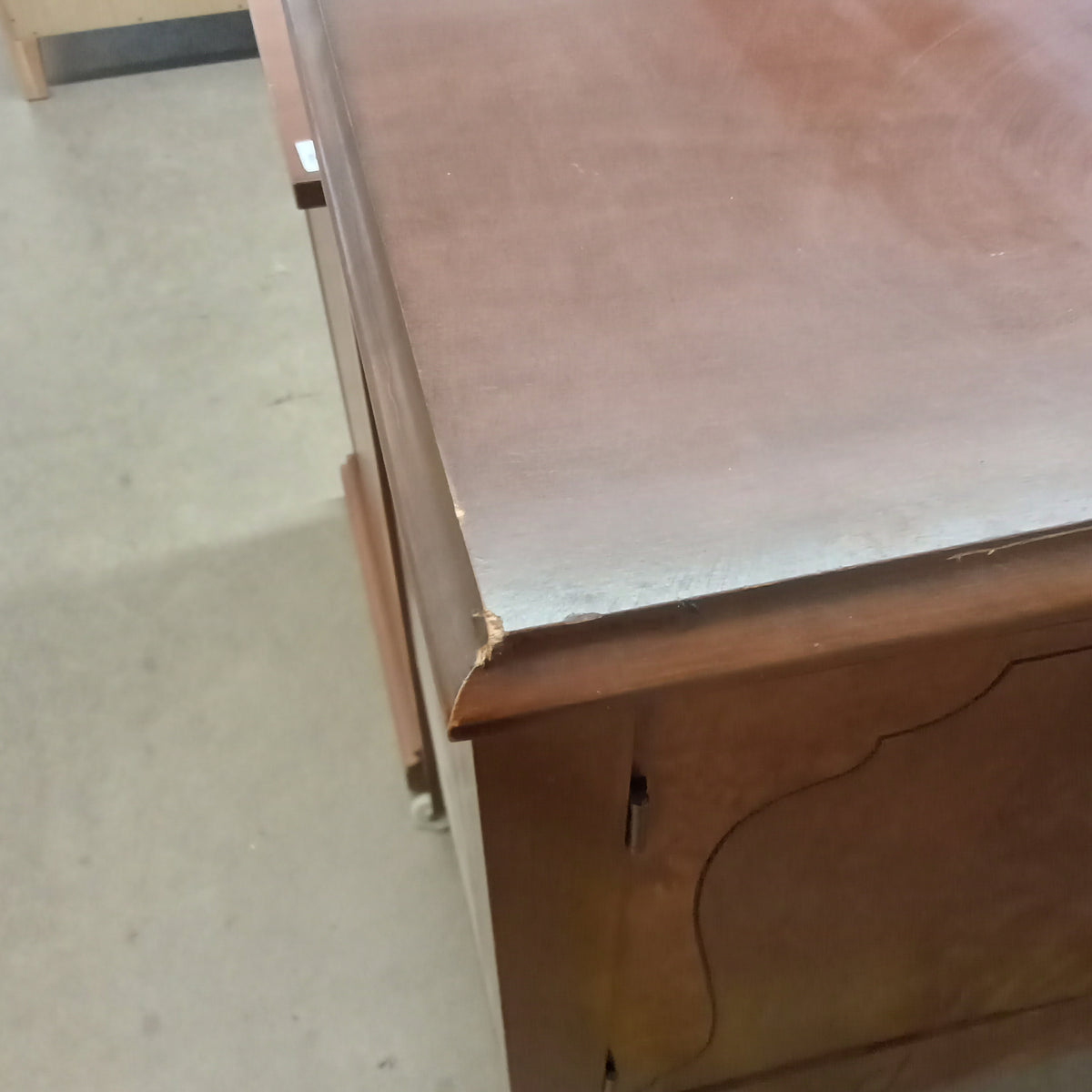 52"W Solid Wood Sideboard with Two Drawers
