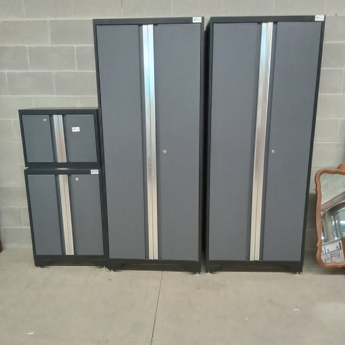 Set of Four Metal Cabinets