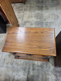 80's Style Oak Nightstand