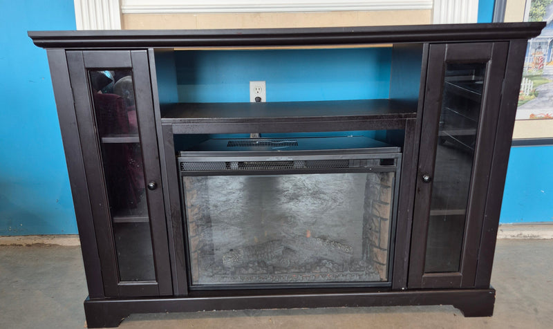 55" TV Stand with Electric Fireplace - with remote