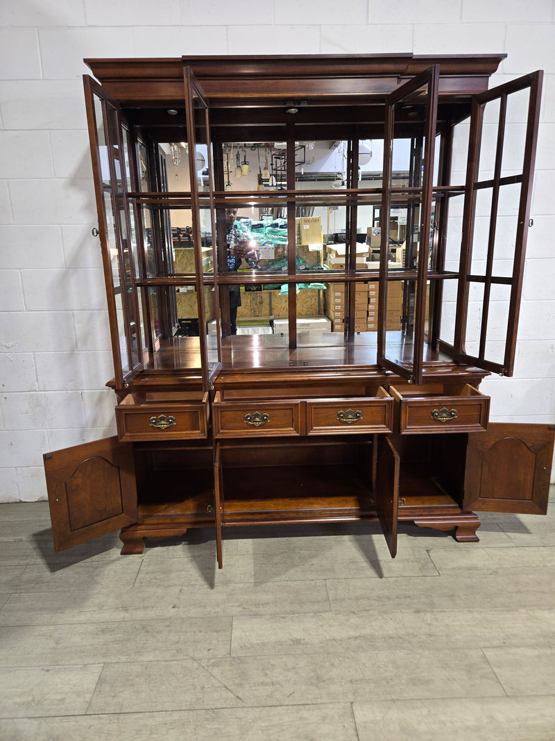 Gibbard Cherry Wood China Cabinet