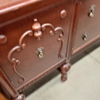 72"W Solid Wood Vintage Sideboard
