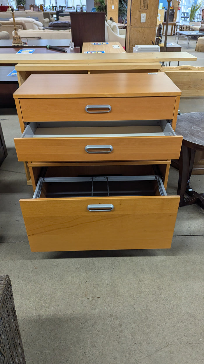 33.5"W Maple Filling Cabinet