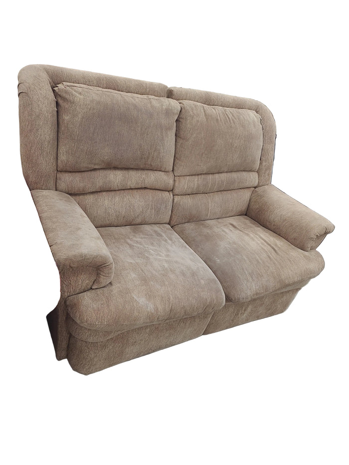 Microfiber Dual Reclining Loveseat