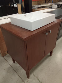 31.5"W Vanity with Countertop Sink