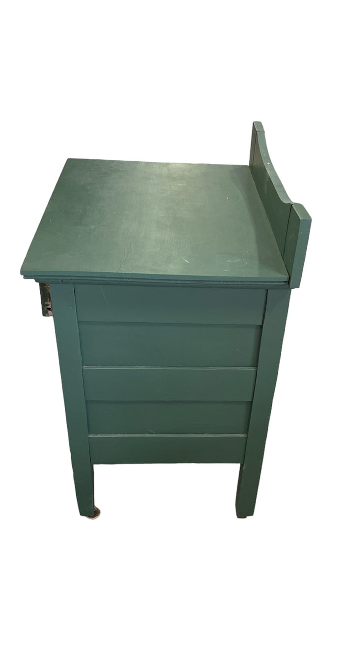 Green Vintage Hardwood Cabinet