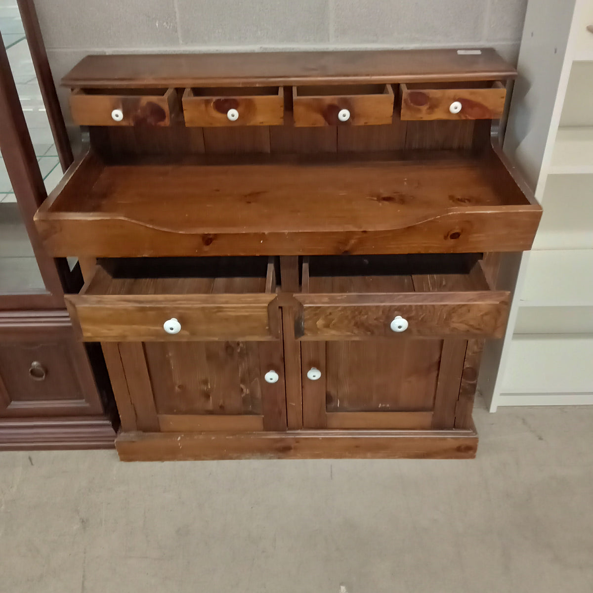 41"W Knotty Pine Dresser