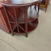 39"W Half Moon Console Table