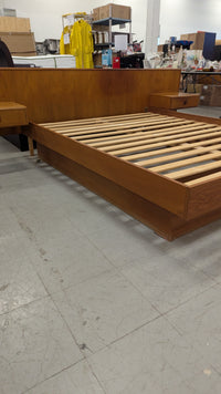Mid-Century Modern Queen Bed Frame