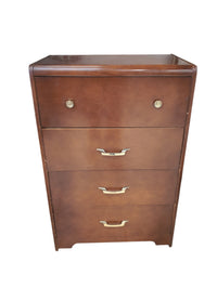 Vintage Wooden Dresser w/ Brass Knobs