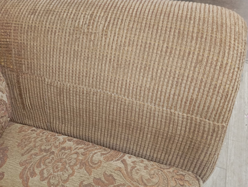 Damask-Style Two Seater Sofa