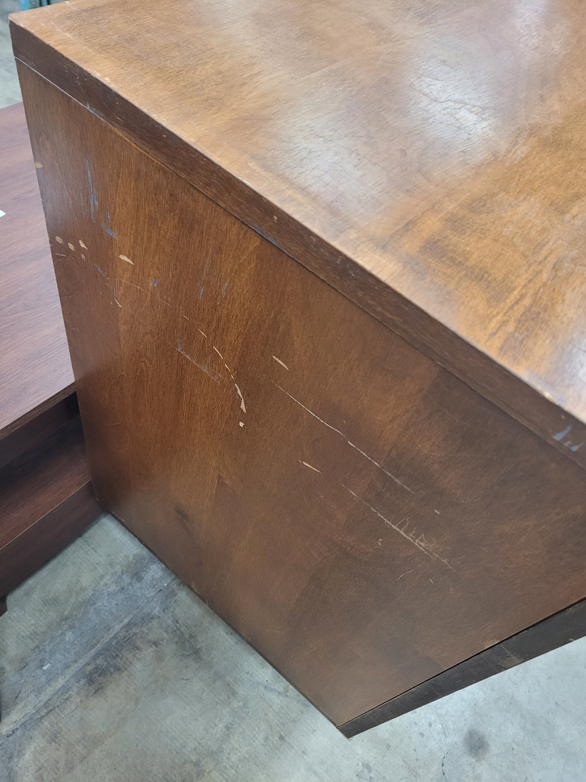 Mid Century Modern Walnut 2-Door Cabinet