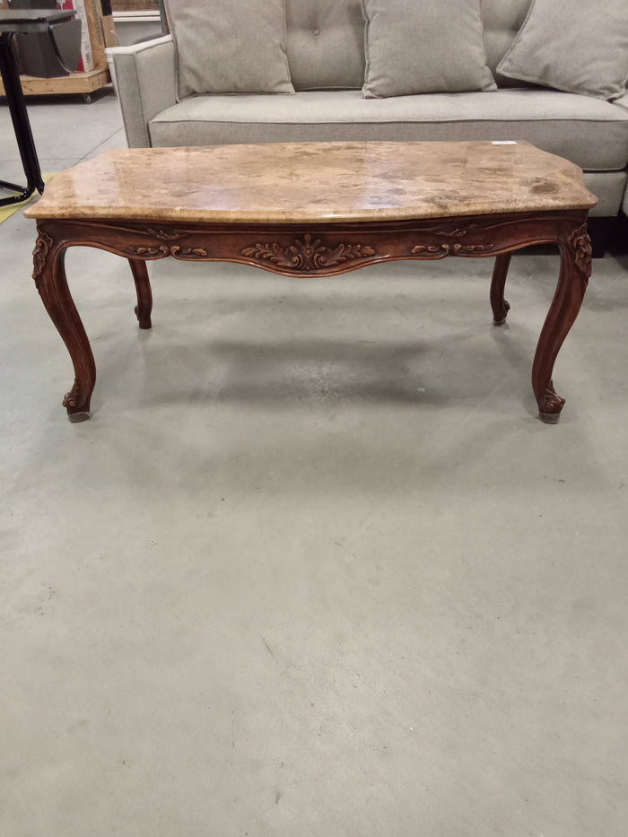 47"W Marble Coffee Table