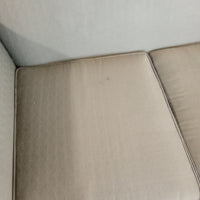 92"W Green Fabric 3-Seat Sofa