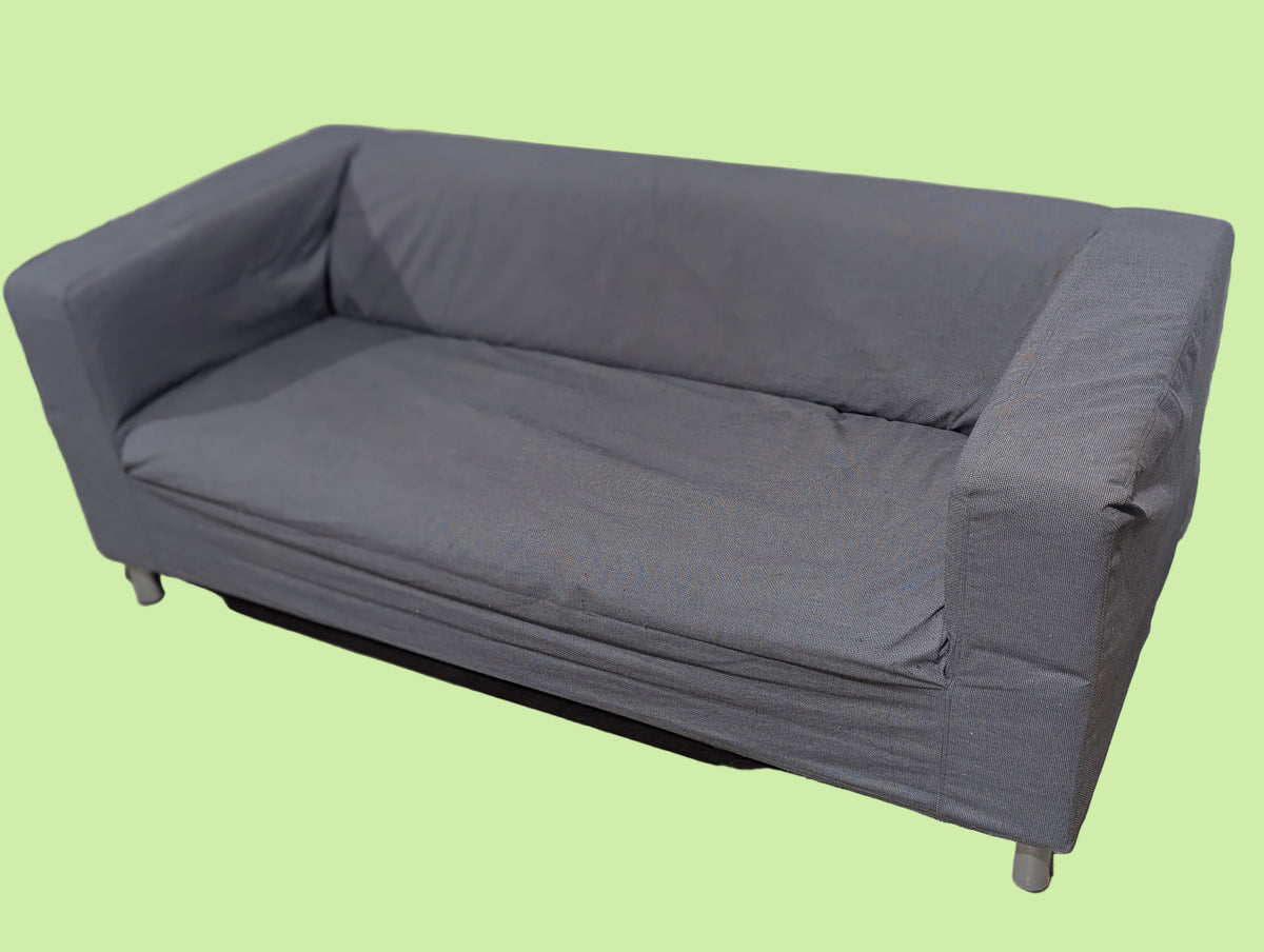 IKEA KLIPPAN Grey Fabric Sofa