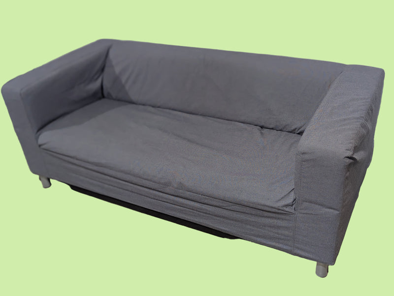 IKEA KLIPPAN Grey Fabric Sofa