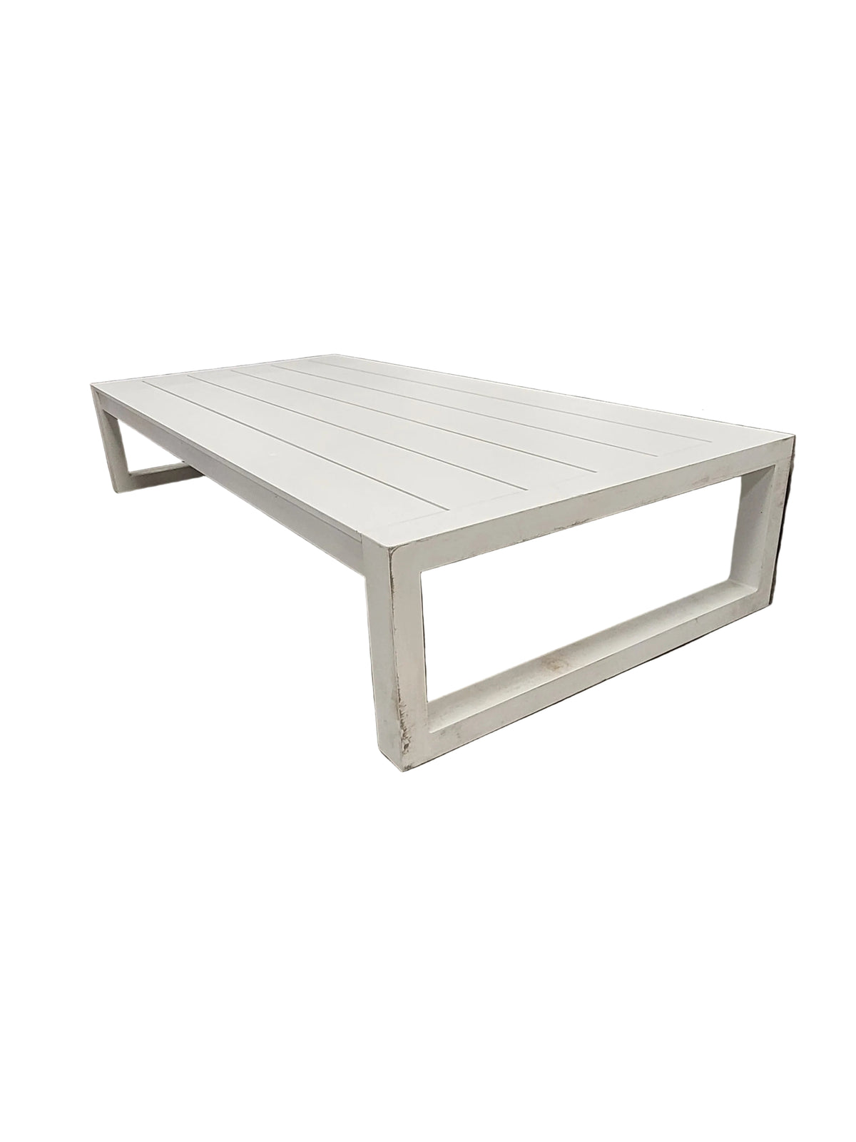 White Outdoor Coffee Table