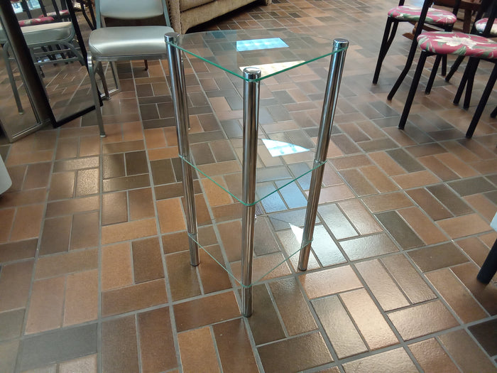3-Tier Corner Glass Shelf
