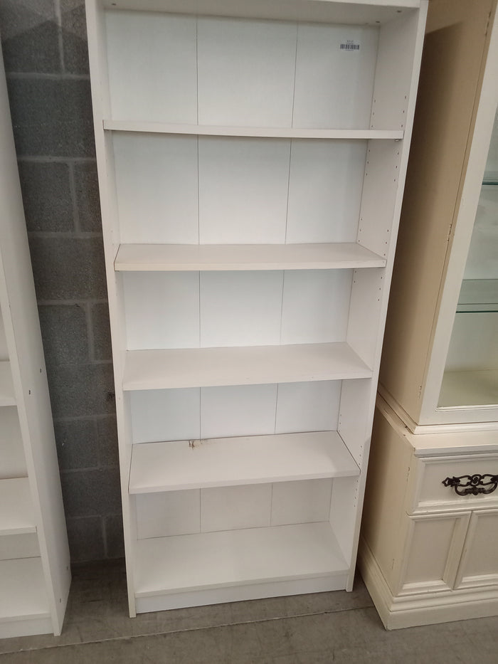 29.5"W White Bookshelf