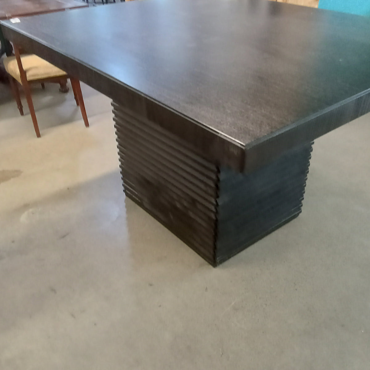 60"W High Dining Table in Black