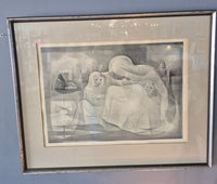 Composition with Child - Jack Nichols #7/30 Signed Lithograph