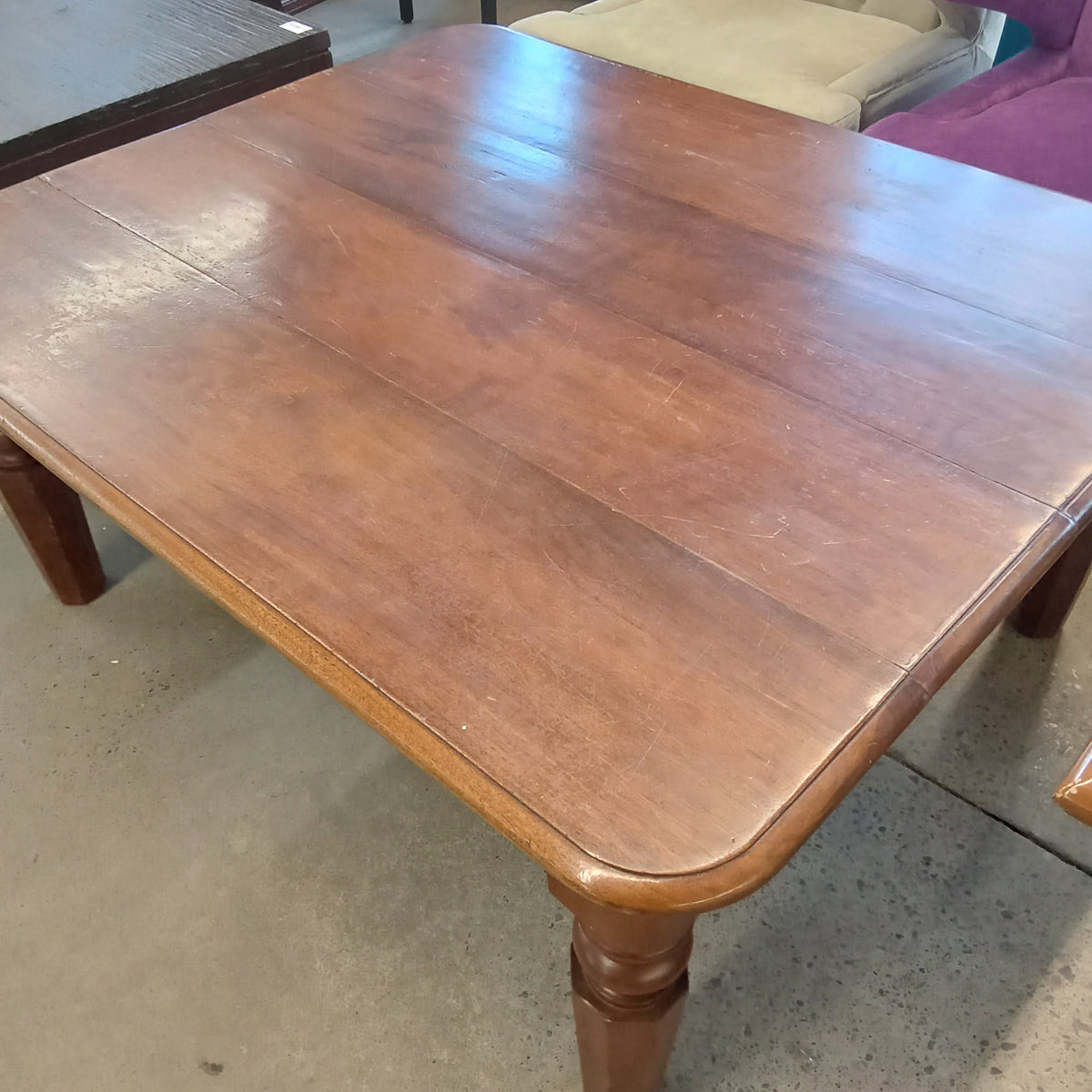 50"W Wooden Coffee Table
