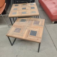 23.5"W 2-Piece Nesting Table Set