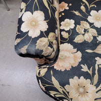 33"W Floral Fabric Arm Chair