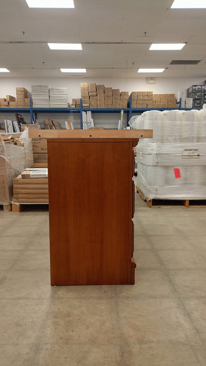 Brown Dresser with Matching Mirror