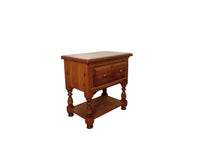 Traditional Pine Wood Nightstand