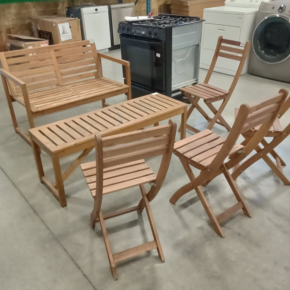 6-Piece Patio Set in Teak