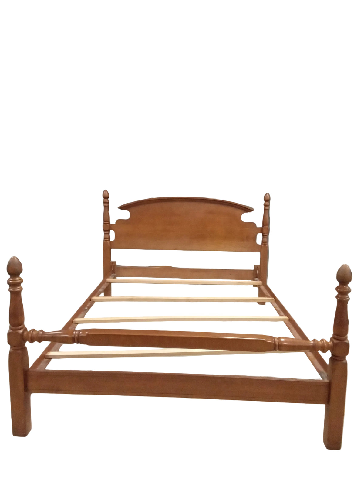 Queen Size Bed Frame with Metal Side Rails
