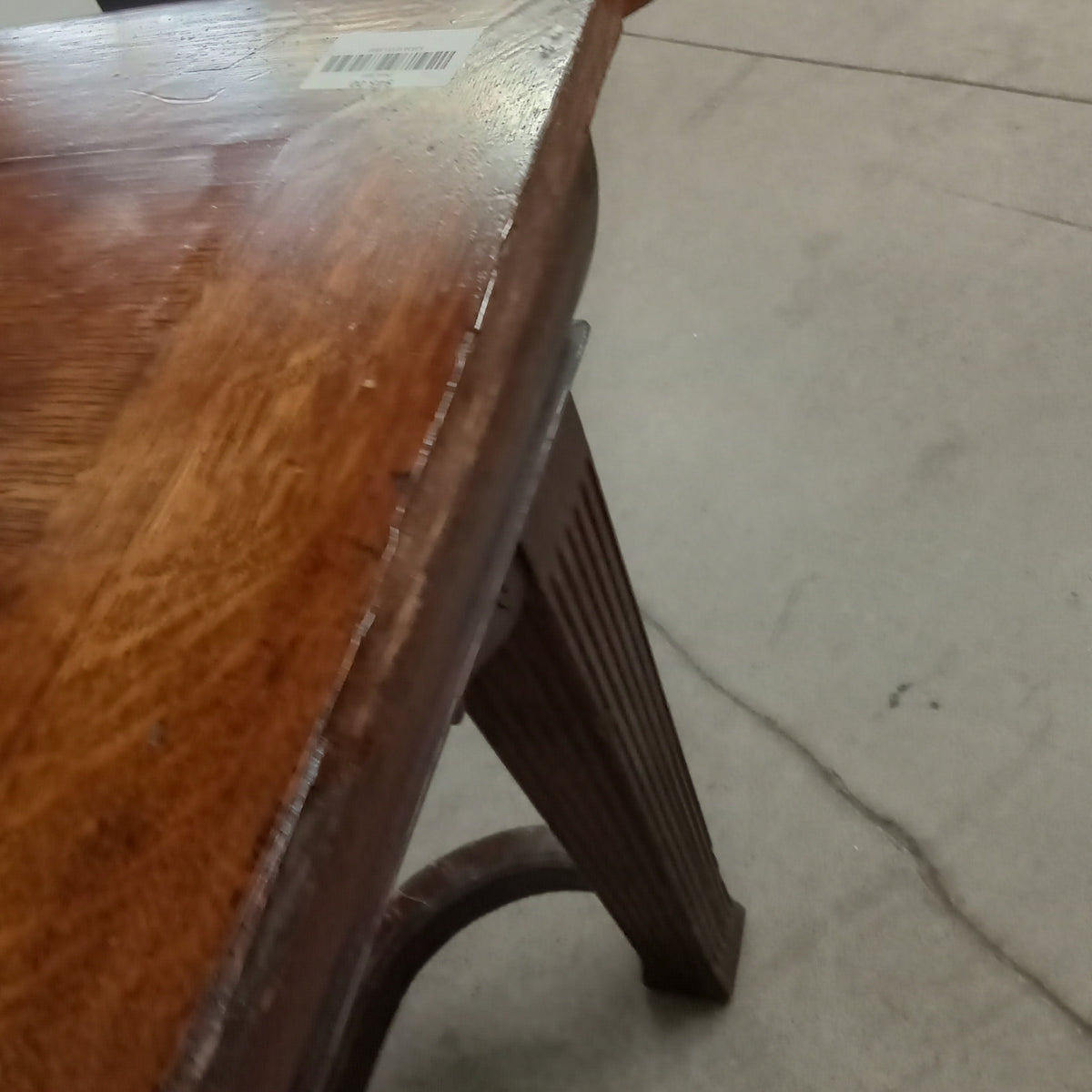 48"W Vintage Office Desk in Solid Wood - Two Drawers