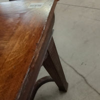 48"W Vintage Office Desk in Solid Wood - Two Drawers