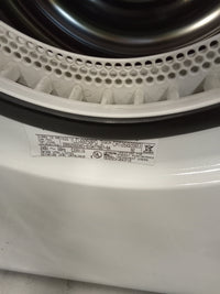 27"W Front Load Electric Dryer in White