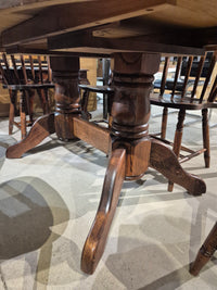 Solid Oak Dining Set w/6 chairs