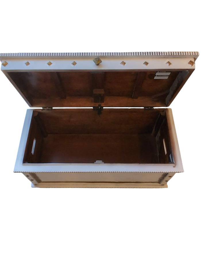 White Wooden Chest