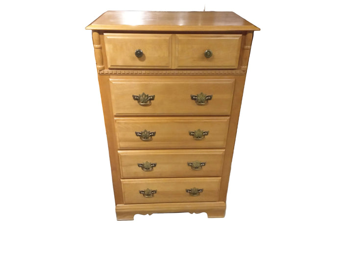 Maple Highboy Dresser