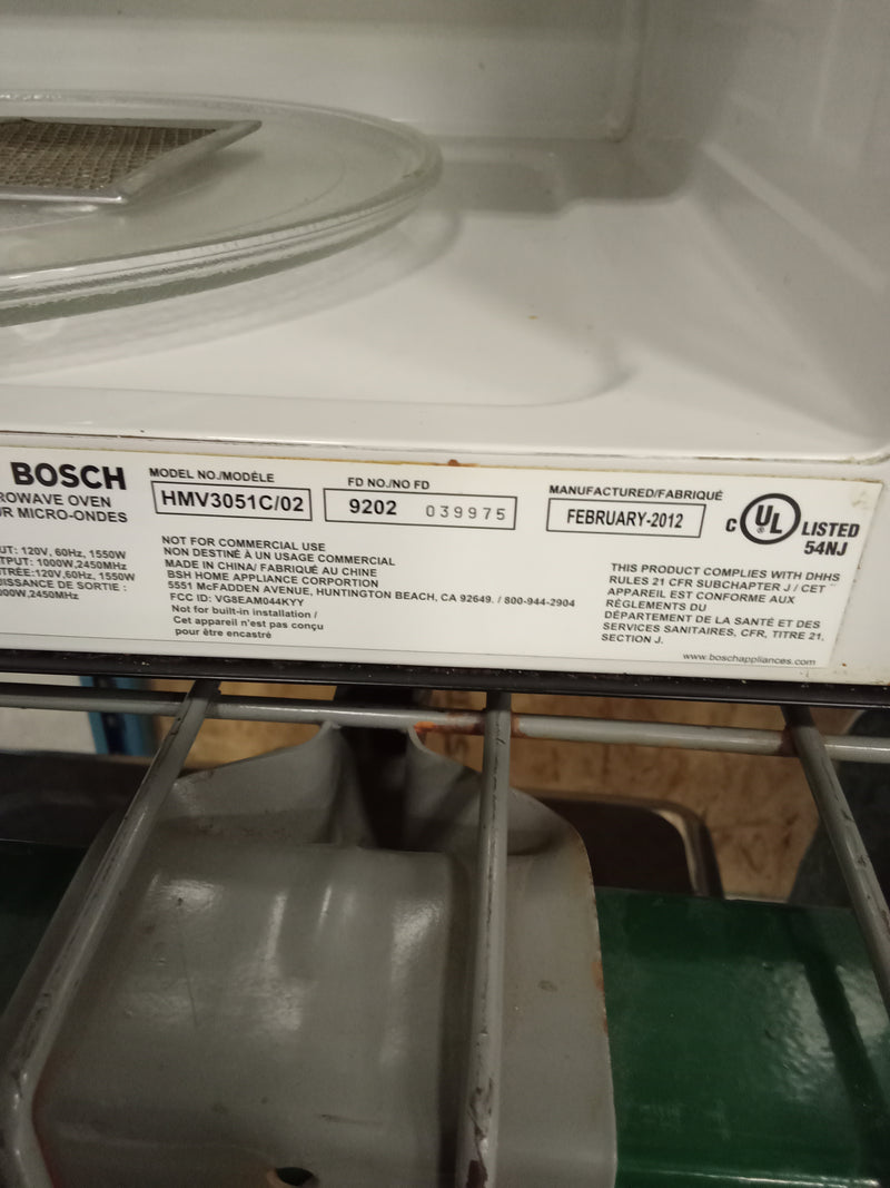 30"W Built-in Microwave in Stainless Steel