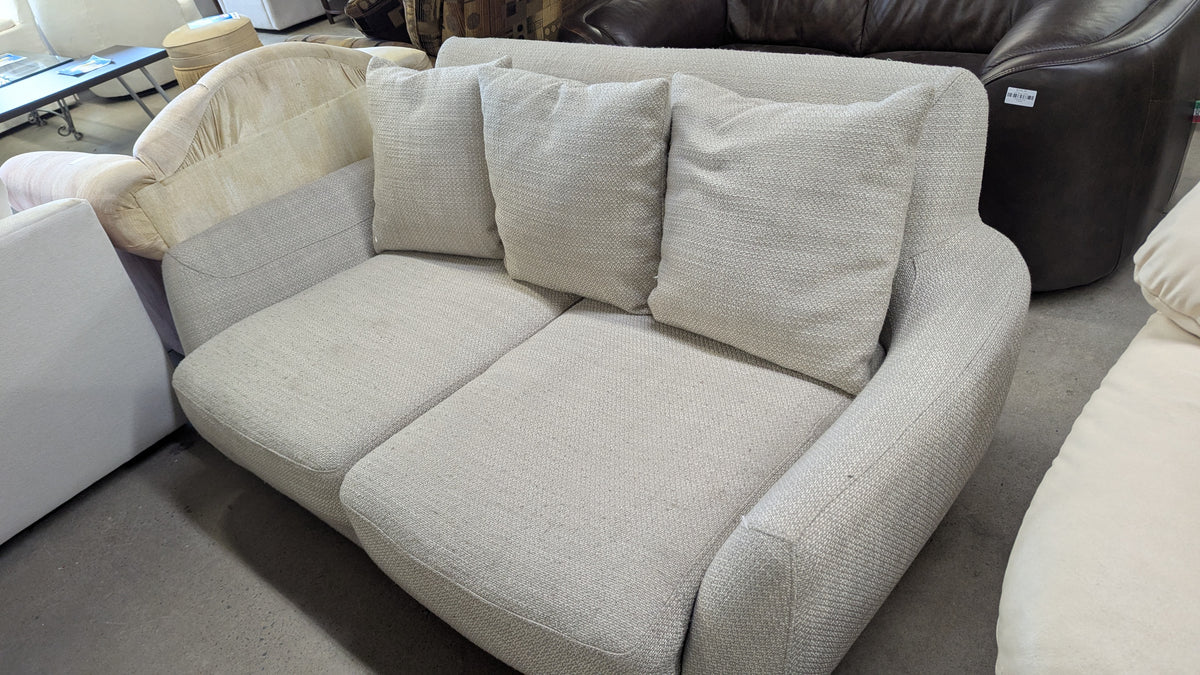 69.5"W Grey Loveseat