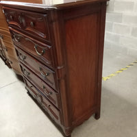 40.5"W 5-Drawer Tall Boy Dresser in Solid Wood