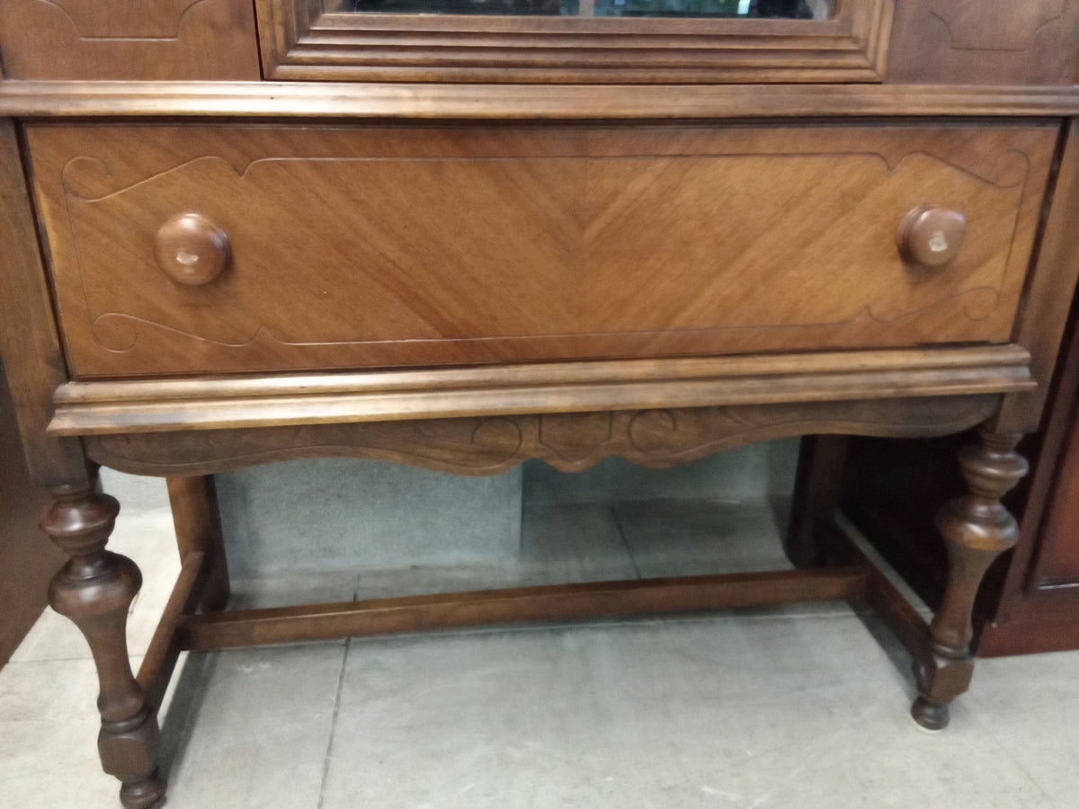 36"W Wooden China Cabinet Hutch