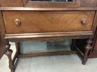 36"W Wooden China Cabinet Hutch