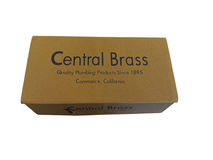 Central Brass Two Handle Wallmount Service Sink Faucet - Polished Chrome