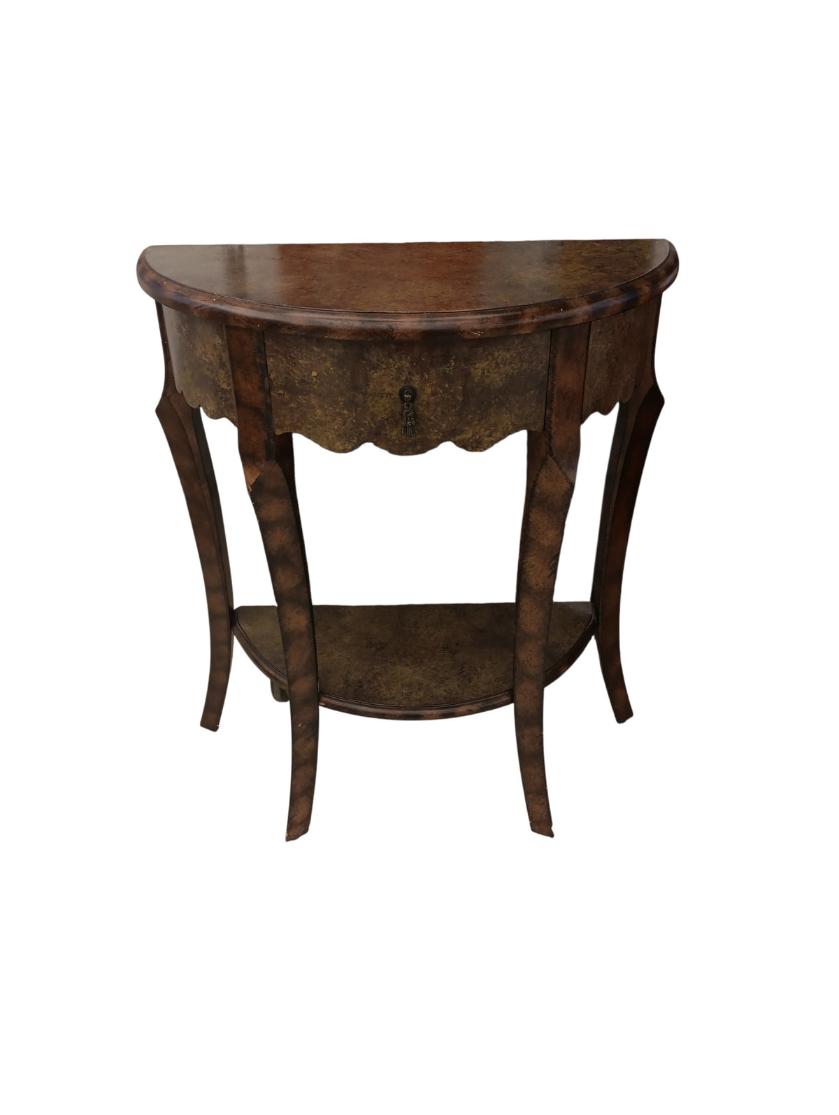 Half Moon Entry Table W/Drawer