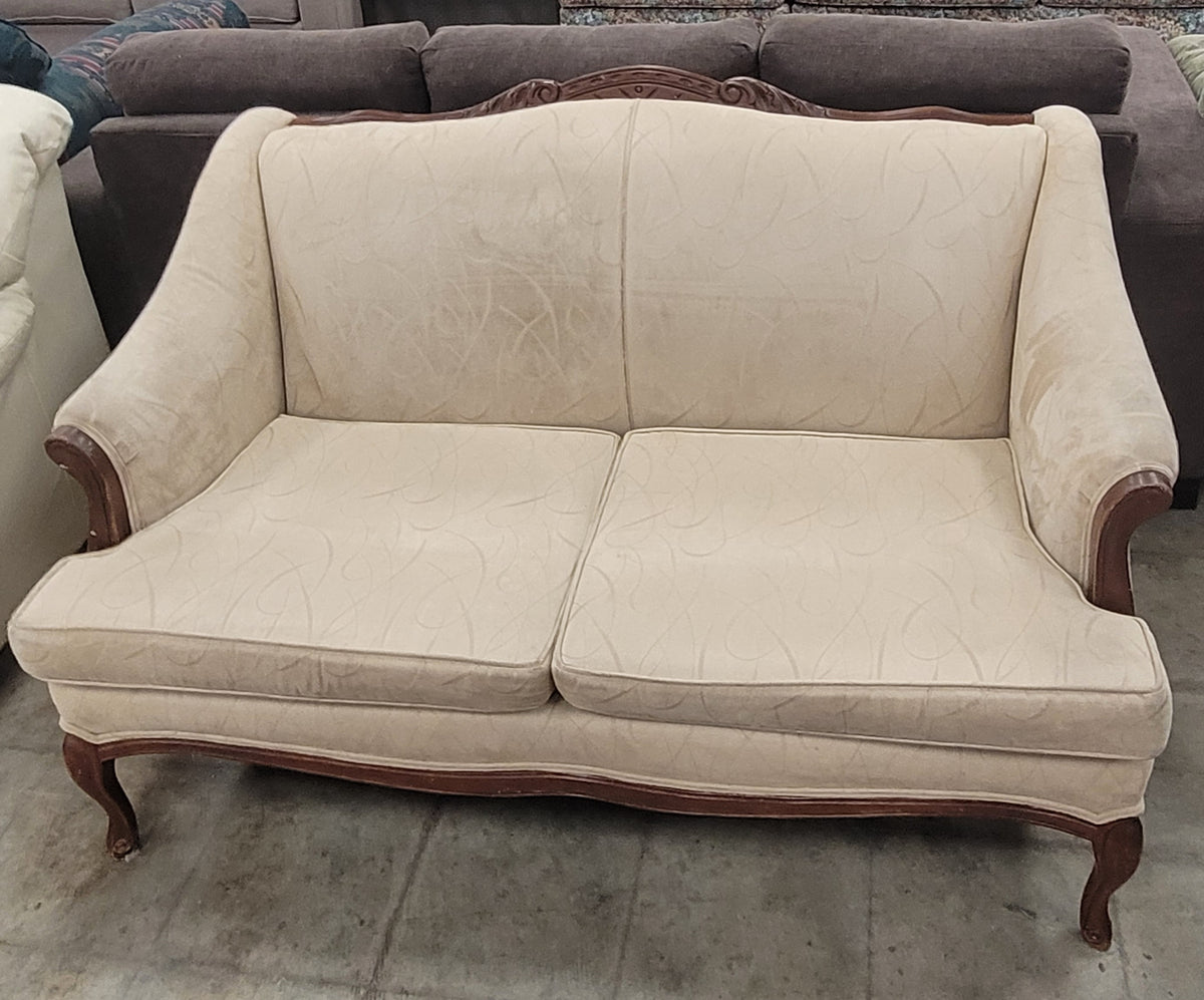 Cream-Colored Loveseat