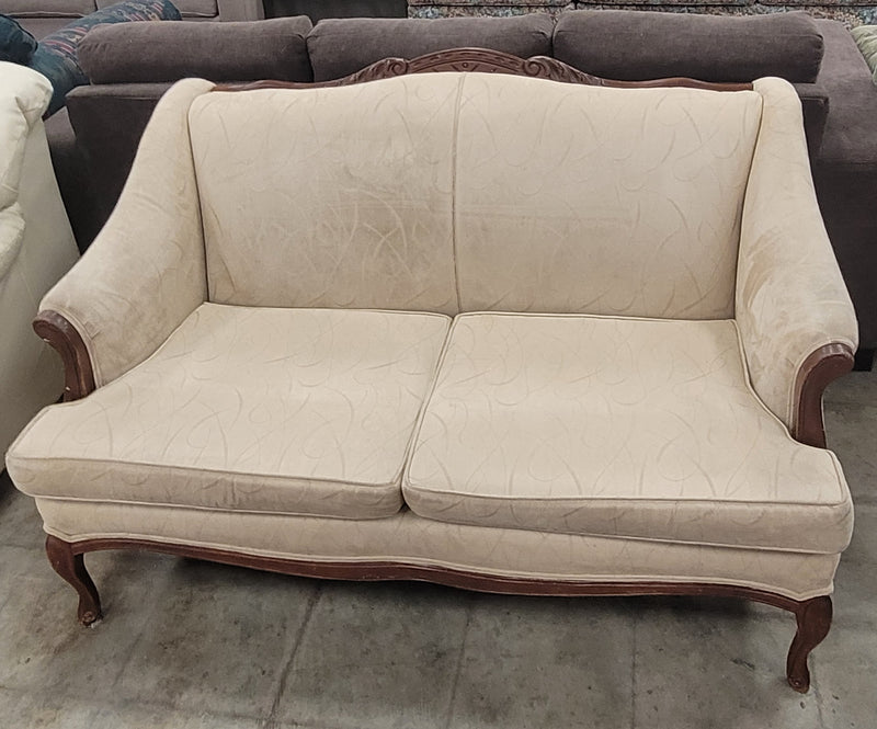 Cream-Colored Loveseat