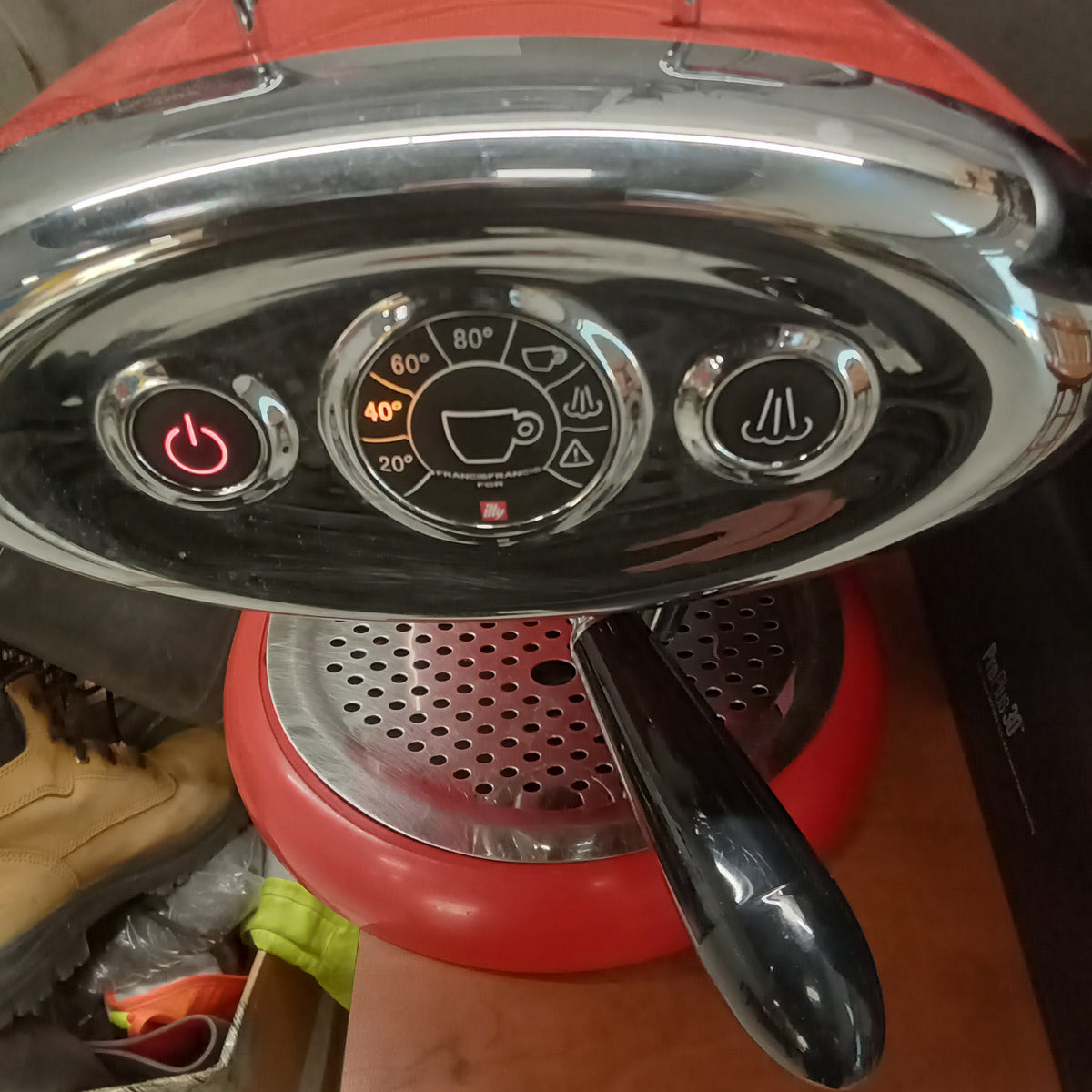 Espresso Capsule Coffee Machine - Red
